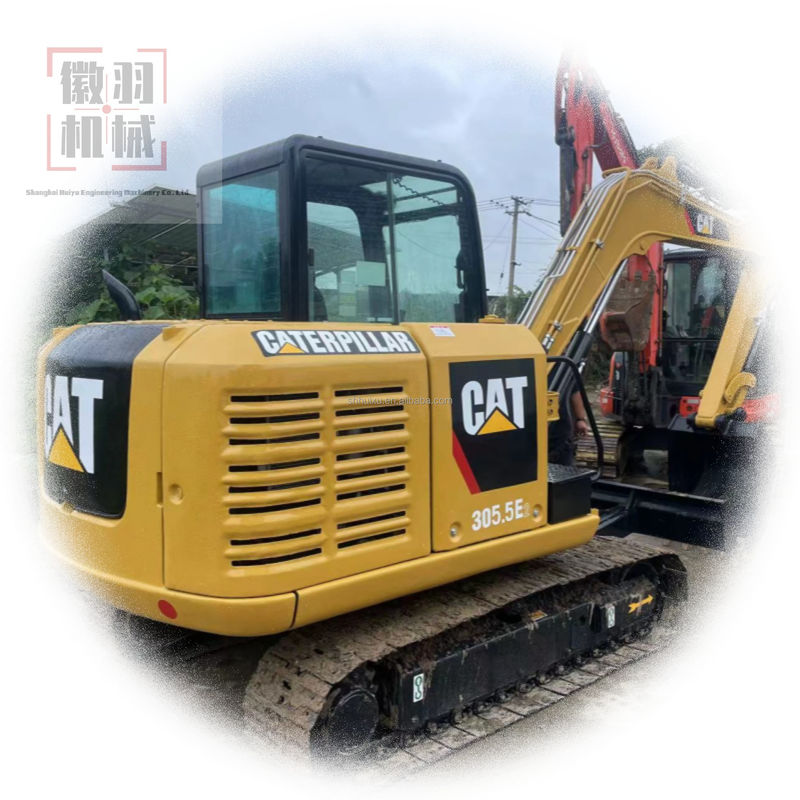 नया मॉडल प्रयुक्त CAT 305.5 खुदाई मशीन CAT 305.5E2 मिनी खुदाई मशीन बिक्री के लिए