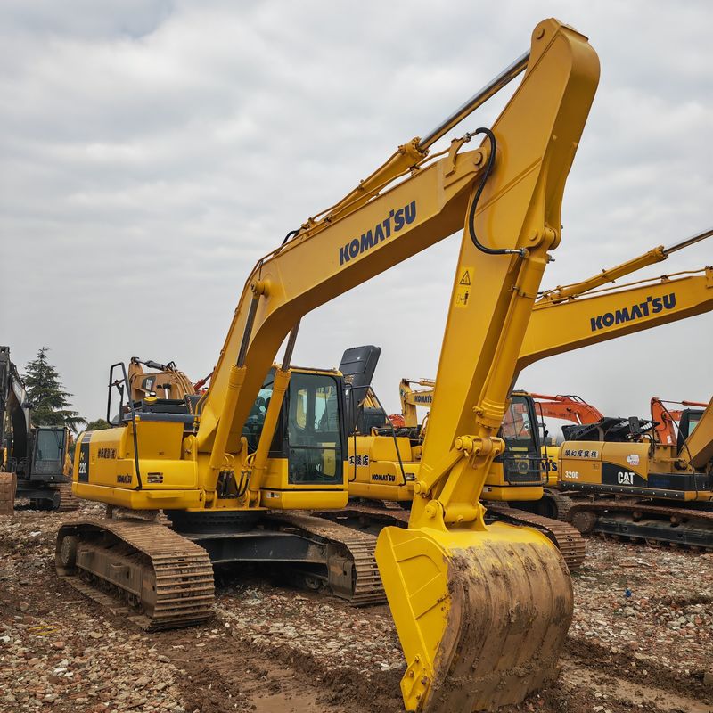 स्टॉक में बड़ा प्रयुक्त खुदाई मशीन KOMATSU PC220-8/नया आगमन दूसरा हाथ KOMATSU PC220-8