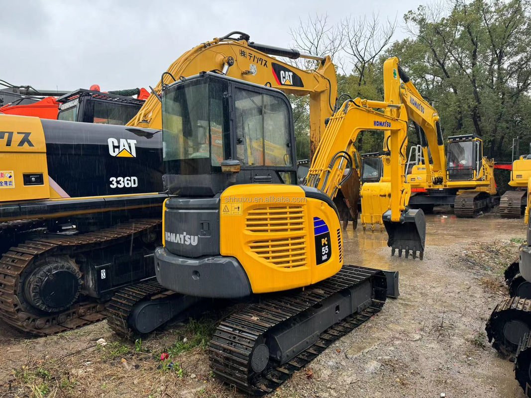 5.5टन मिनी इस्तेमाल किया खुदाई मशीन इस्तेमाल किया Komatsu pc55/सस्ते मूल्य उच्च गुणवत्ता का इस्तेमाल किया Komatsu pc55 बिक्री पर