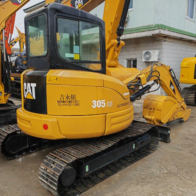 CAT 305.5SR क्रॉलर एक्सकेवेटर/उपयोगी इंजीनियरिंग निर्माण मशीनरी CAT305SR 5T एक्सकेवेटर