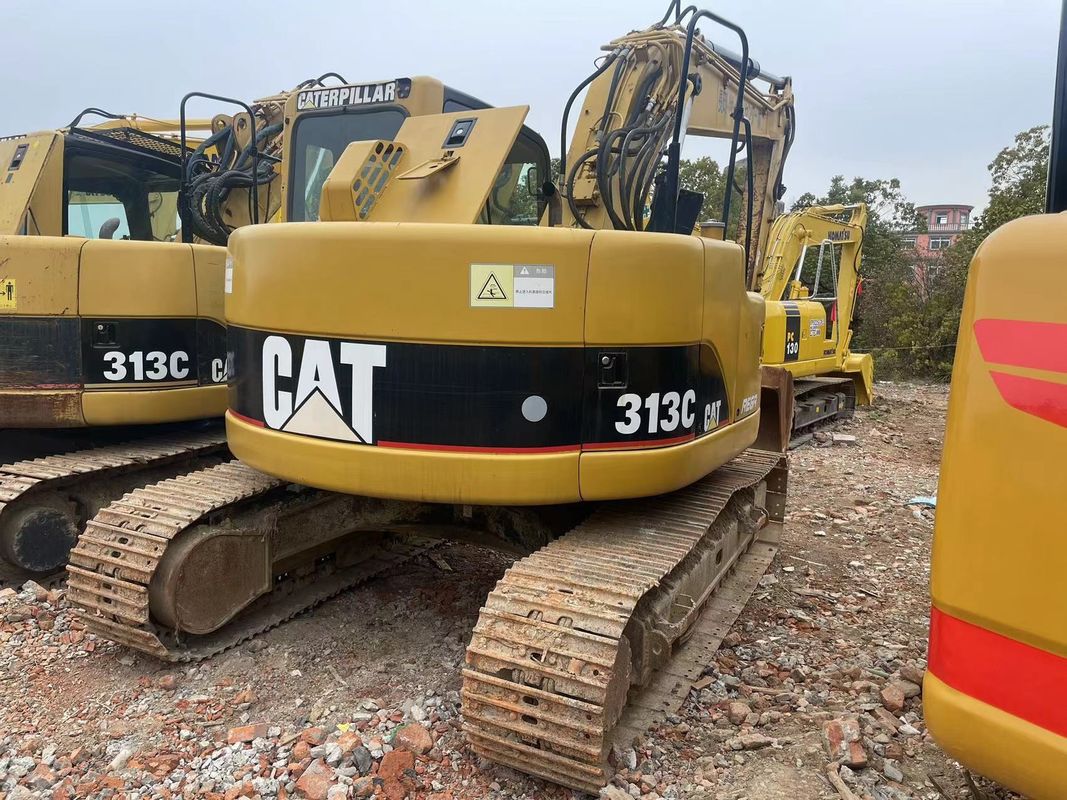 13 टन की उपयोग की गई खुदाई मशीन CAT 313c/उच्च खुदाई शक्ति प्रयुक्त खुदाई मशीन CAT 313c