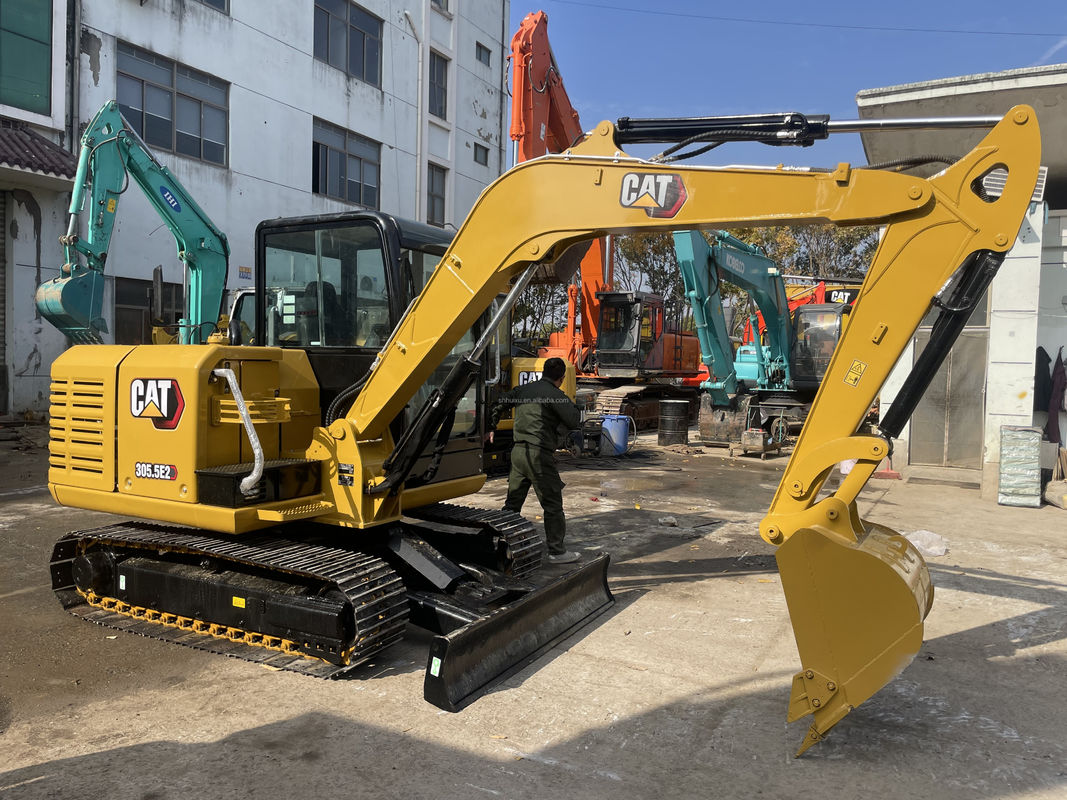 5 टन का इस्तेमाल किया खुदाई मशीन CAT305.5E सस्ती कीमत के साथ चीन में बिक्री पर