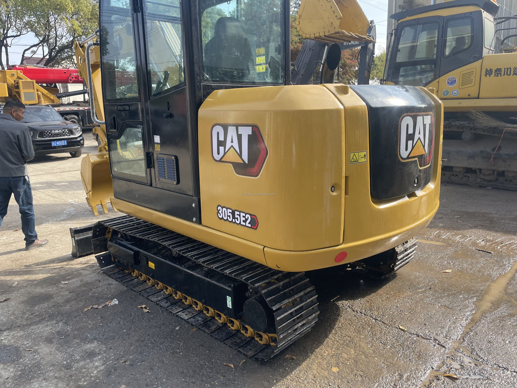 5 टन का इस्तेमाल किया खुदाई मशीन CAT305.5E सस्ती कीमत के साथ चीन में बिक्री पर