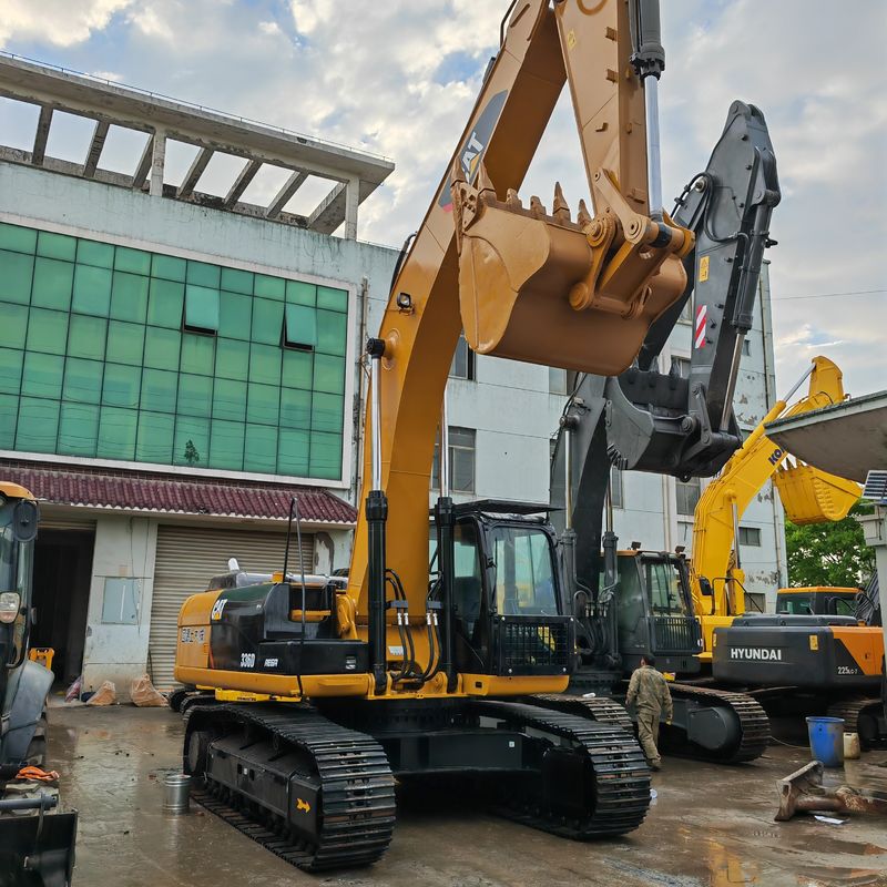 पीला रंग उच्च उत्खनन शक्ति प्रयुक्त cat336d /सेकंड हैंड खुदाई मशीन cat336d बिक्री पर