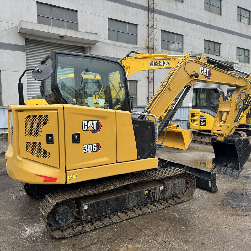 प्रयुक्त मिनी खुदाई मशीन cat306 cat306E2 cat307 क्रॉलर मशीन सेकंड हैंड छोटी खुदाई मशीन cat306 cat306E2 cat307