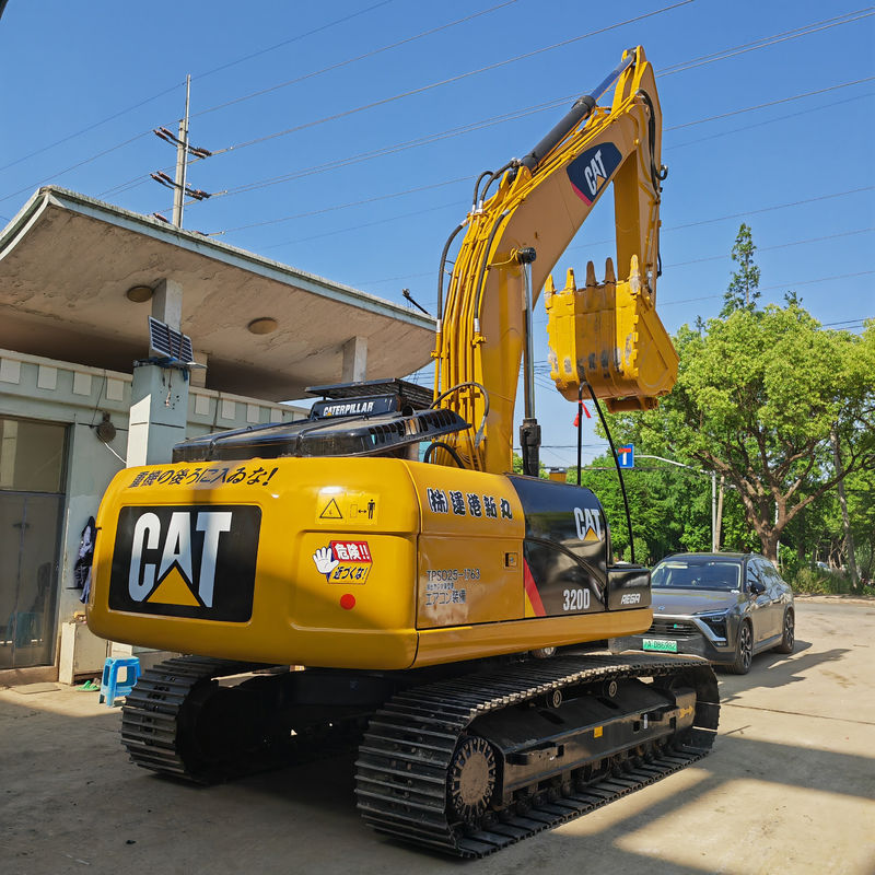 20 टन का इस्तेमाल किया हुआ उत्खनन मशीन cat320d/दूसरा हाथ उच्च गुणवत्ता वाली रेंगने वाली उत्खनन मशीन cat320d कम काम के घंटे के साथ बिक्री के लिए