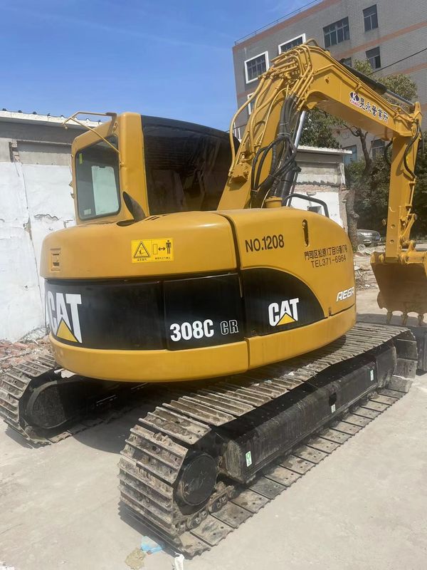 8 टन प्रयुक्त क्रॉलर खुदाई मशीन CAT 308C सेकंड हैंड CAT 308C मूल रंग के साथ सस्ती कीमत CAT 308C बिक्री के लिए