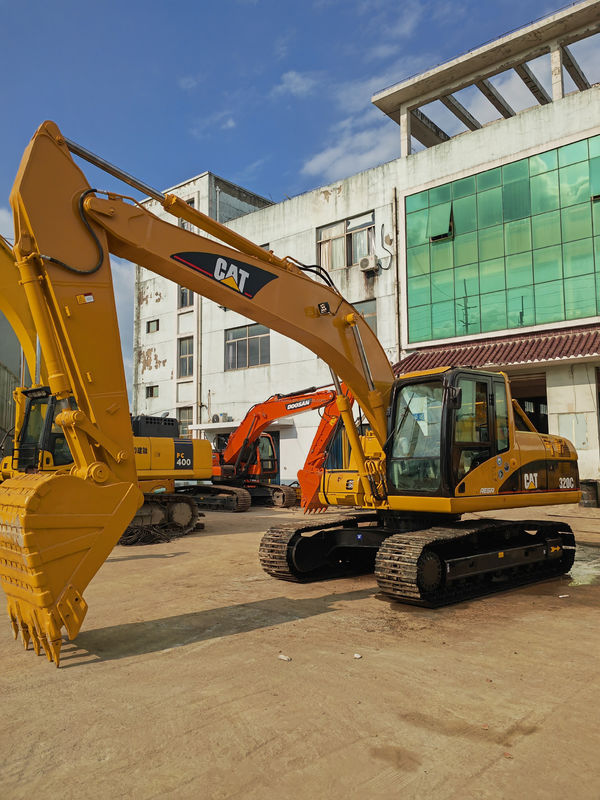 20TON इस्तेमाल किया बैगर CAT320C CAT320D CAT320GC CAT323D प्राइम क्रॉलर खुदाई मशीन CAT320C सेकंड हैंड कम कीमत